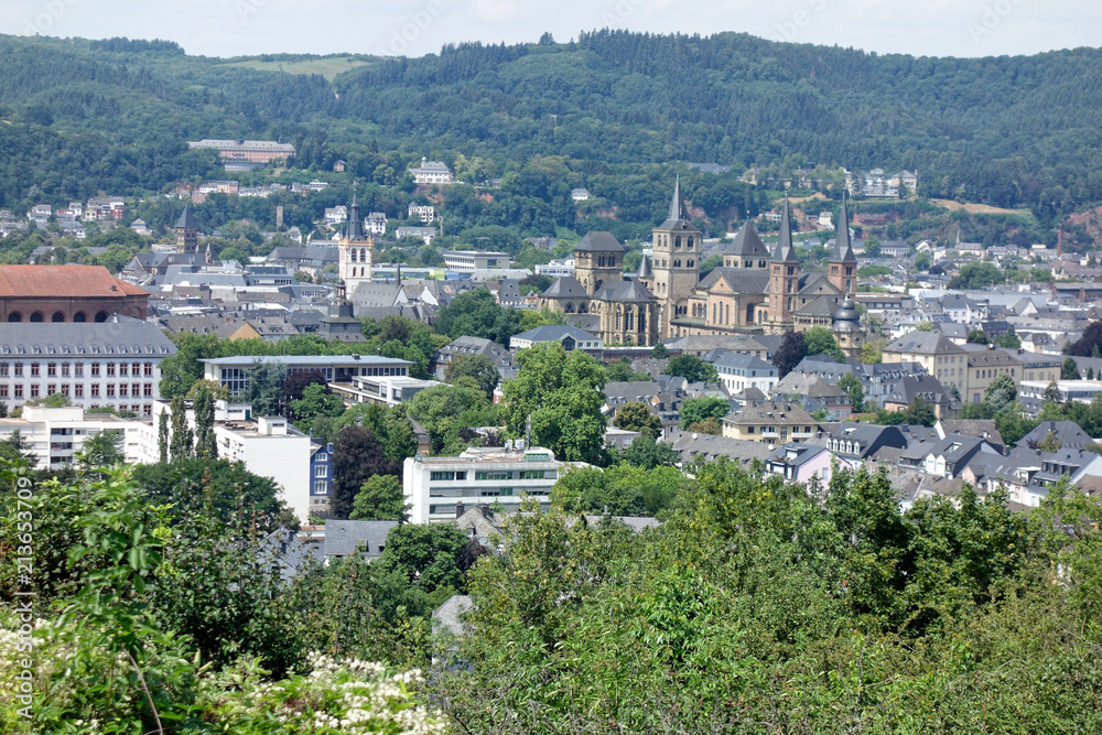 Beautiful panorama of the city of Trier, Germany