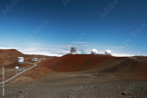 Mauna Kea telescopes , Big Island, Hawaii photo