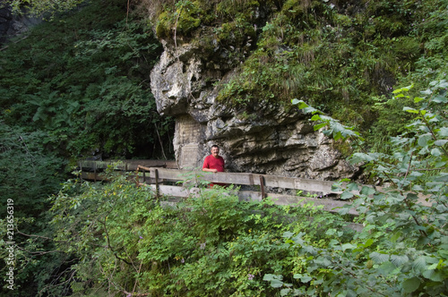 Gilfenklamm im Ratschingstal in Südtirol photo