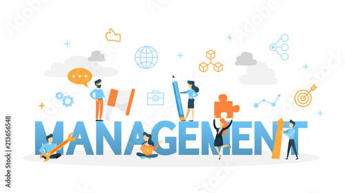 Management concept illustration