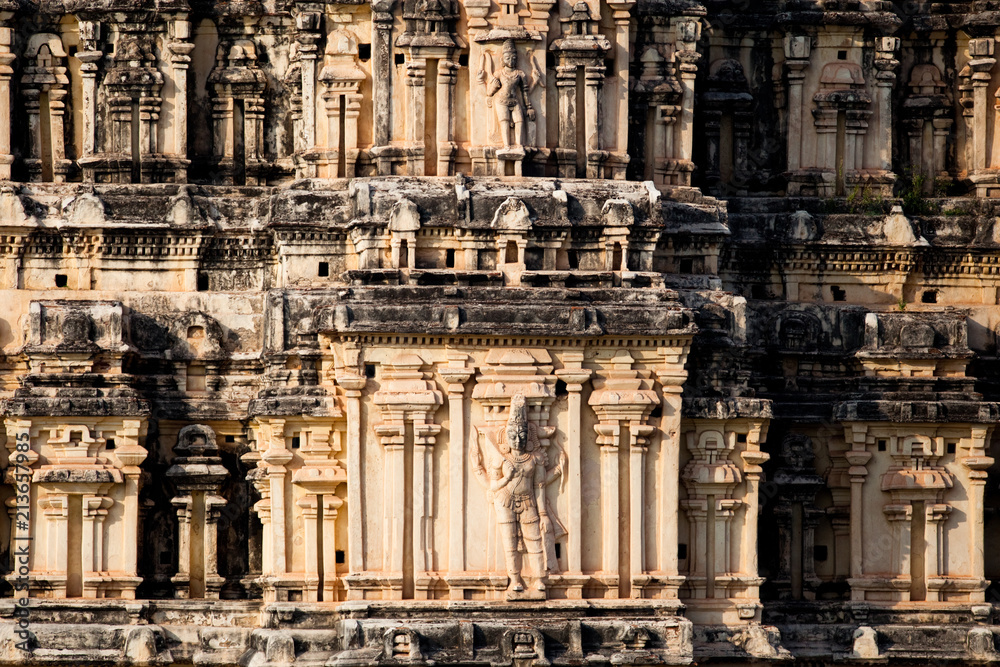 Hampi temple detail, India