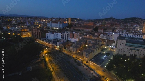 Teruel desde drone. Ciudad de Aragon  Espa  a desde el aire