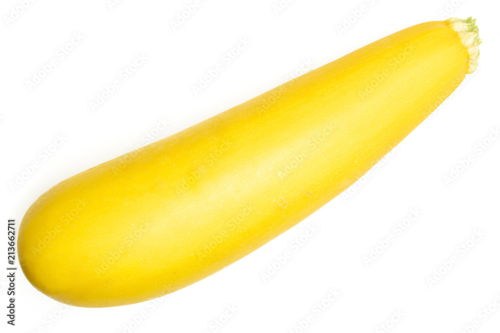 Fresh Raw yellow zucchini isolated on white Fresh Raw yellow zucchini isolated on white