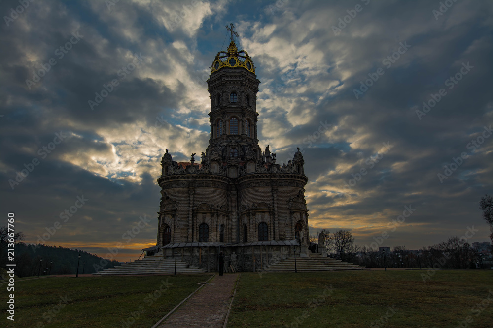 Fototapeta premium Church of Holy Virgin of Sign at Dubrovitsy