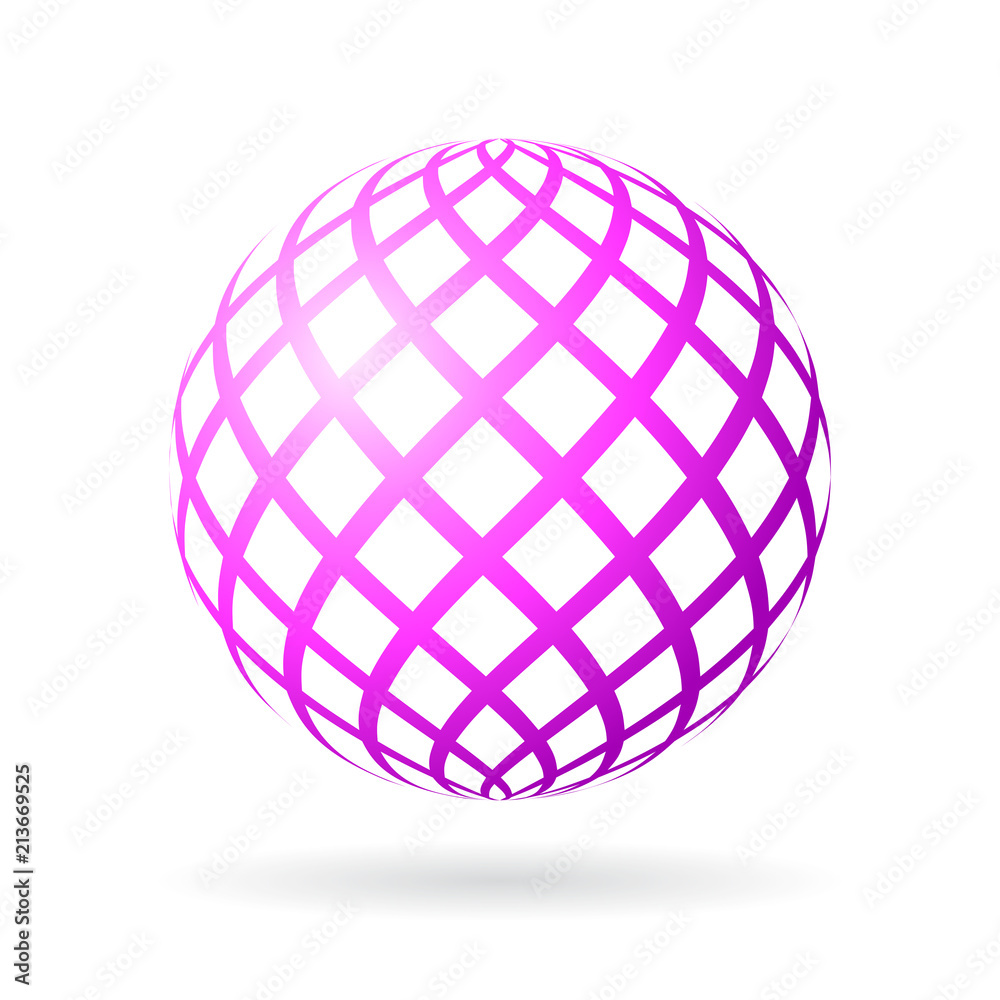 Abstract sphere vector icon Abstract sphere vector icon