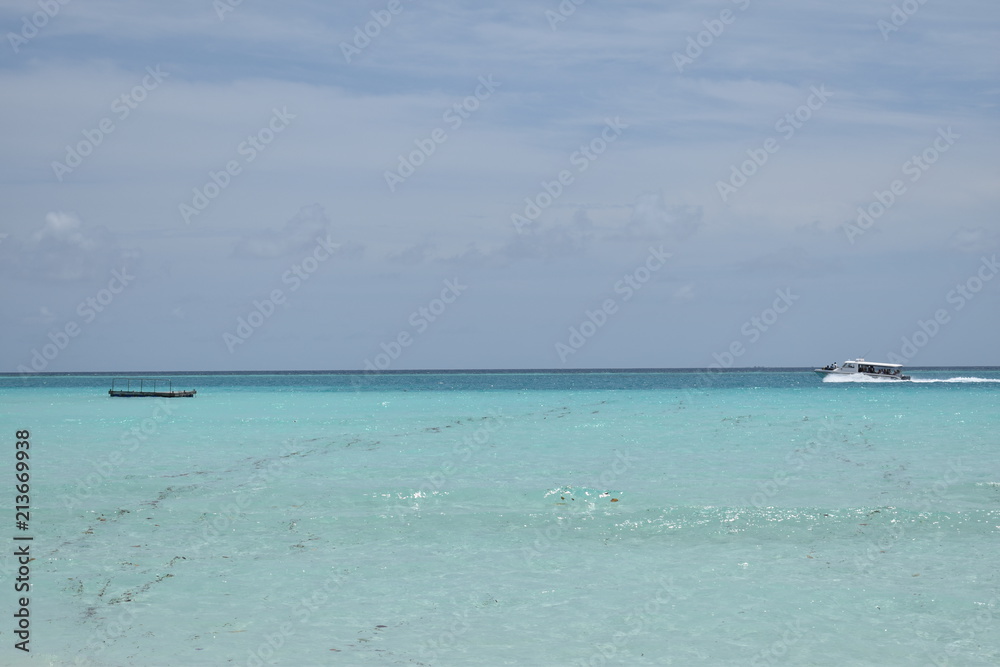 Maldives speedboat