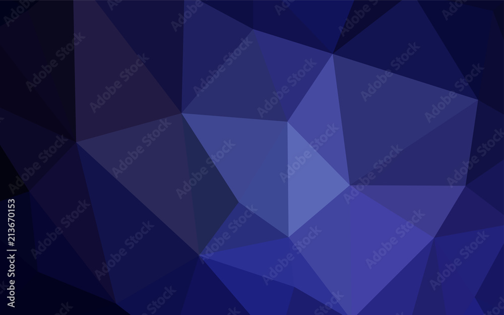 Dark Purple vector polygon abstract layout. Dark Purple vector polygon abstract layout.