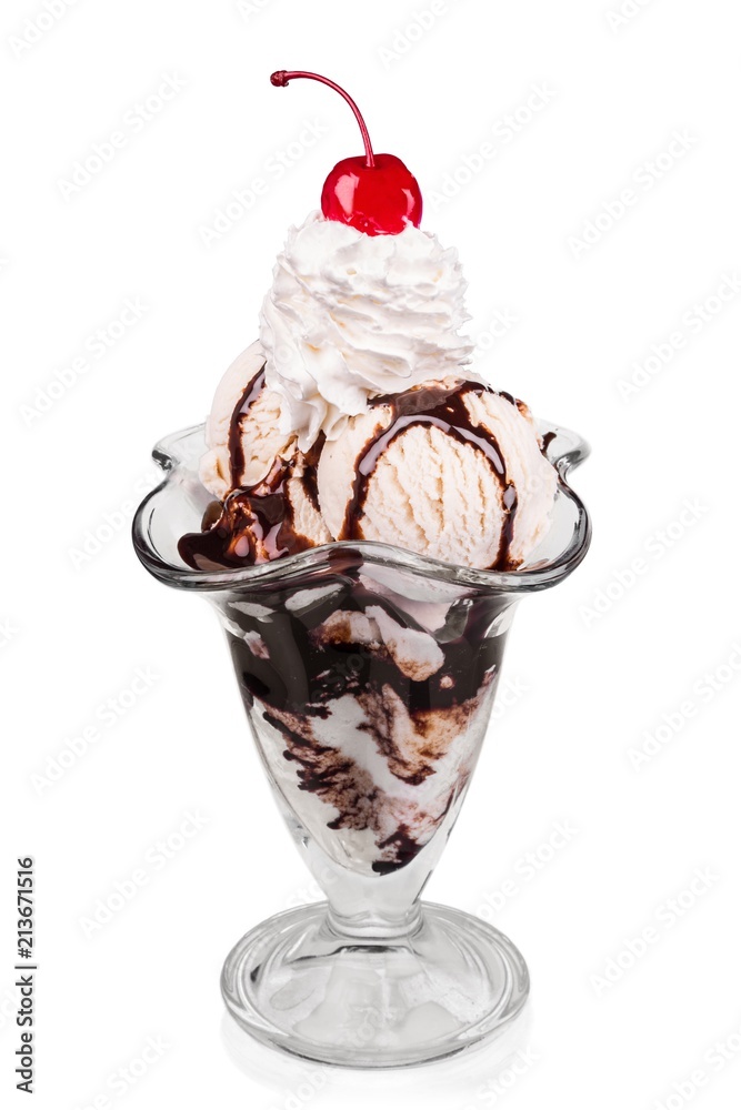 Ice Cream Sundae Stock Photo Adobe