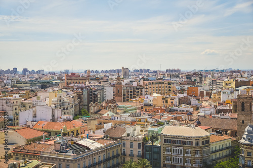 Valencia, Spain - 05.18.2018: Aerial view