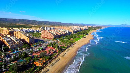 Drone en Marina d´Or Ciudad de Vacaciones en Castellon, España © VEOy.com