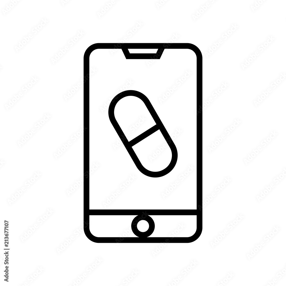 Phone icon vector sign and symbol isolated on white background, Phone logo concept Phone icon vector sign and symbol isolated on white background, Phone logo concept