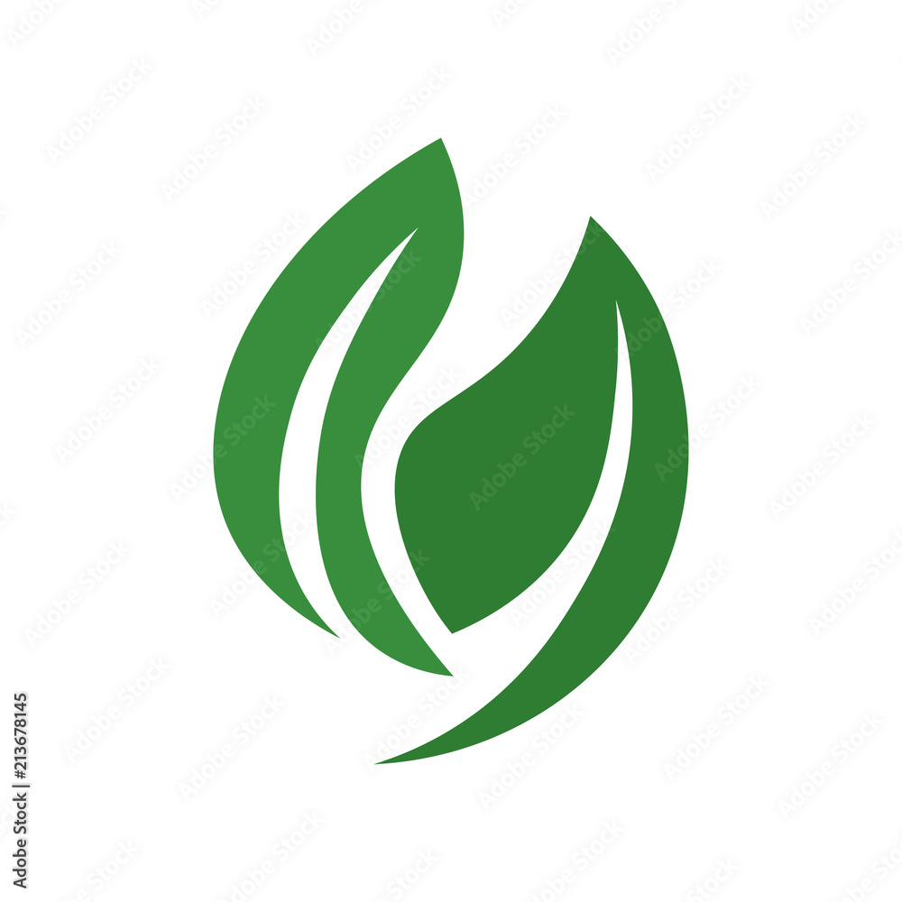 Leaf icon vector sign and symbol isolated on white background, Leaf logo concept Leaf icon vector sign and symbol isolated on white background, Leaf logo concept