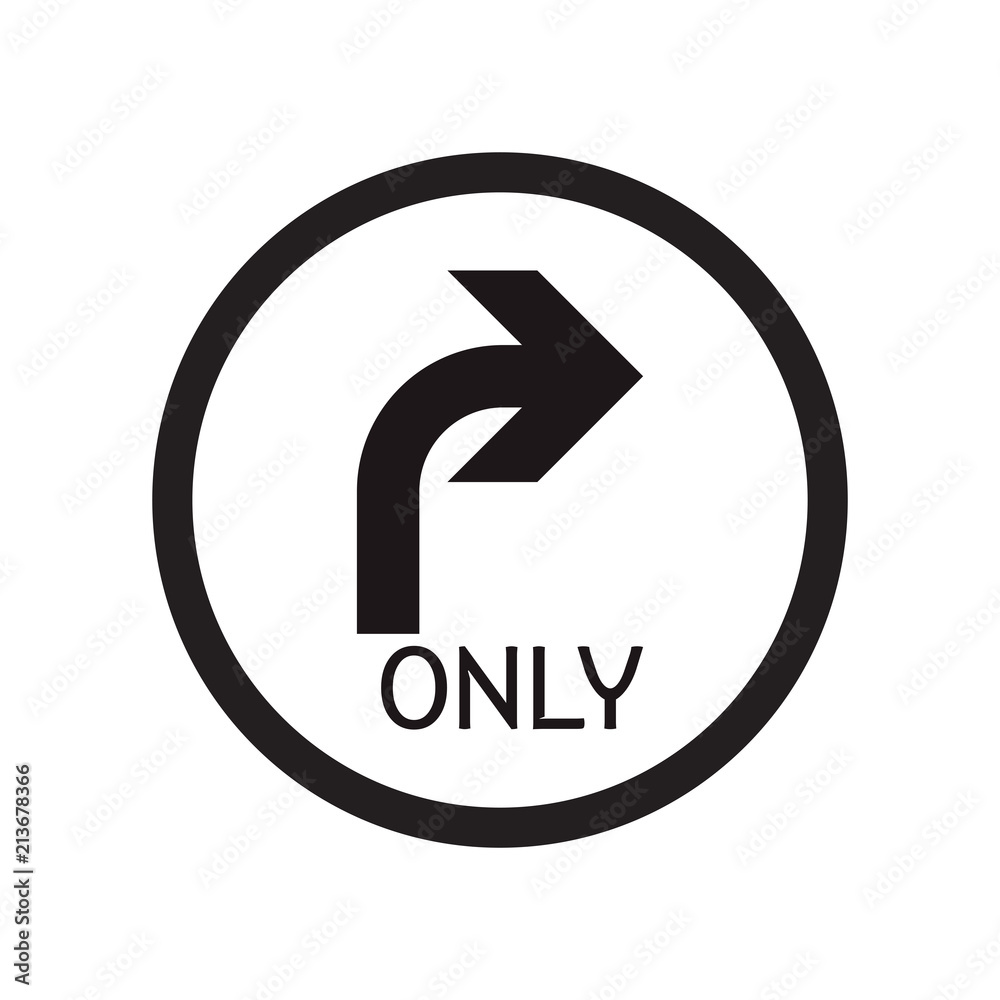 Right direction icon vector sign and symbol isolated on white background, Right direction logo concept Right direction icon vector sign and symbol isolated on white background, Right direction logo concept