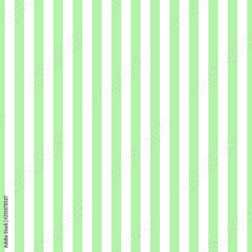 Seamless stripe pattern green and white. Design for wallpaper, fabric, textile. Simple background