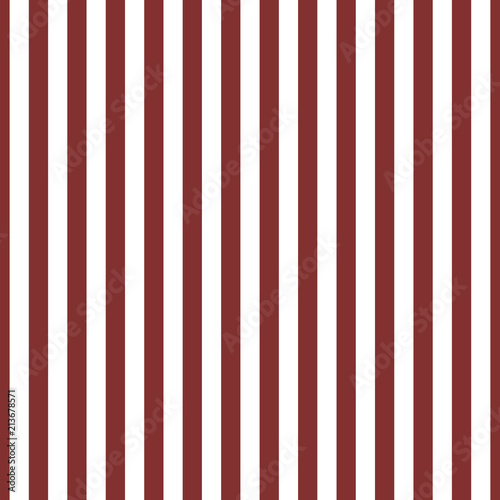 Seamless stripe pattern red and white. Design for wallpaper, fabric, textile. Simple background