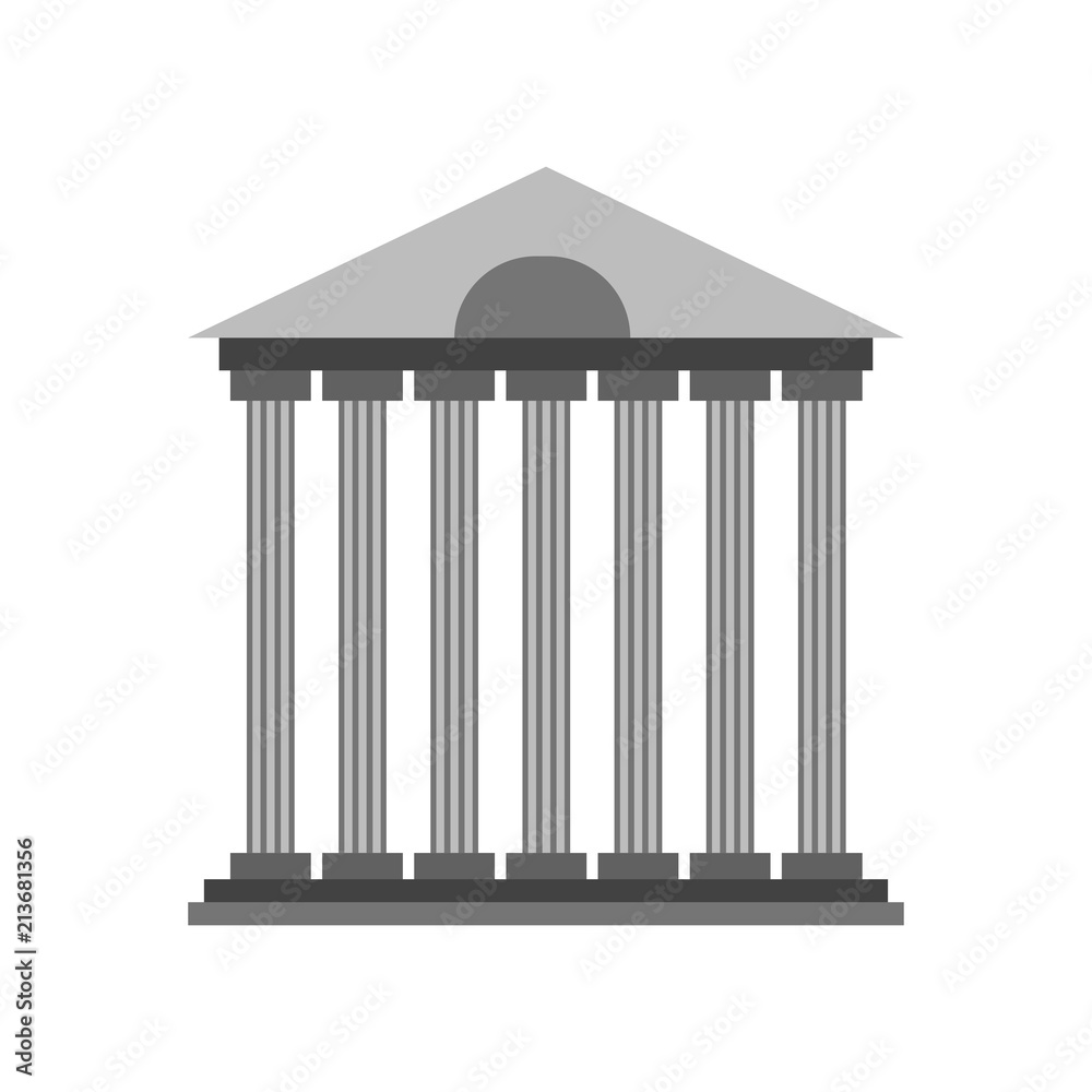 Museum icon vector sign and symbol isolated on white background, Museum logo concept Museum icon vector sign and symbol isolated on white background, Museum logo concept