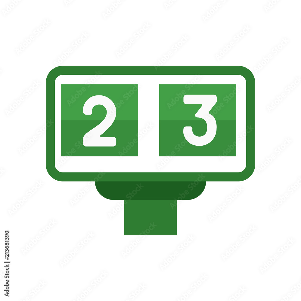 Scoreboard icon vector sign and symbol isolated on white background, Scoreboard logo concept Scoreboard icon vector sign and symbol isolated on white background, Scoreboard logo concept