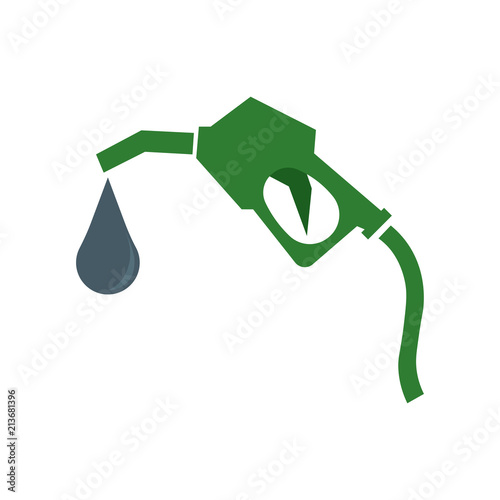 Gas station icon vector sign and symbol isolated on white background, Gas station logo concept
