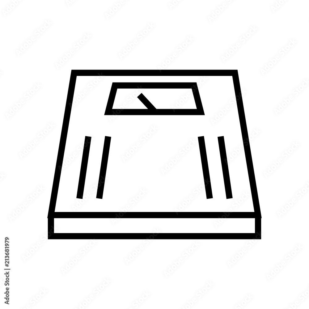Scale icon vector sign and symbol isolated on white background, Scale logo concept Scale icon vector sign and symbol isolated on white background, Scale logo concept