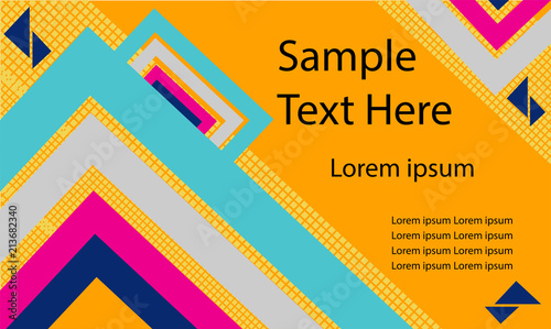Abstract background geometric.  A4 business print template. Brochure or annual report cover, vector business flyer layout, geometric abstract poster, identity illustration.