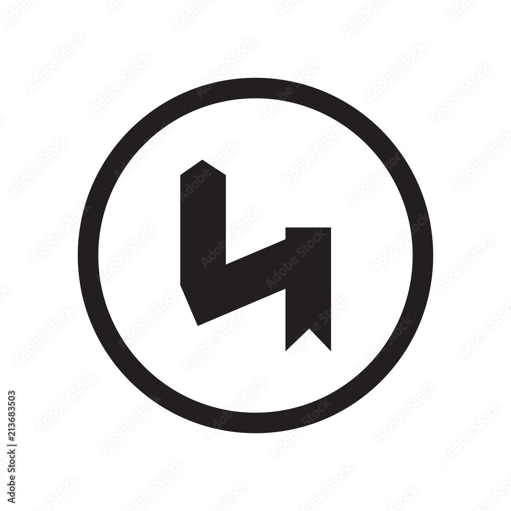 Left Reverse Curve icon vector sign and symbol isolated on white background, Left Reverse Curve logo concept Left Reverse Curve icon vector sign and symbol isolated on white background, Left Reverse Curve logo concept