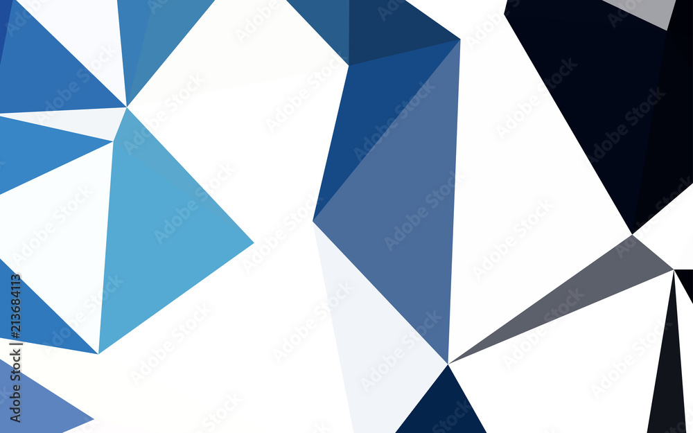 Dark BLUE vector gradient triangles pattern. Dark BLUE vector gradient triangles pattern.