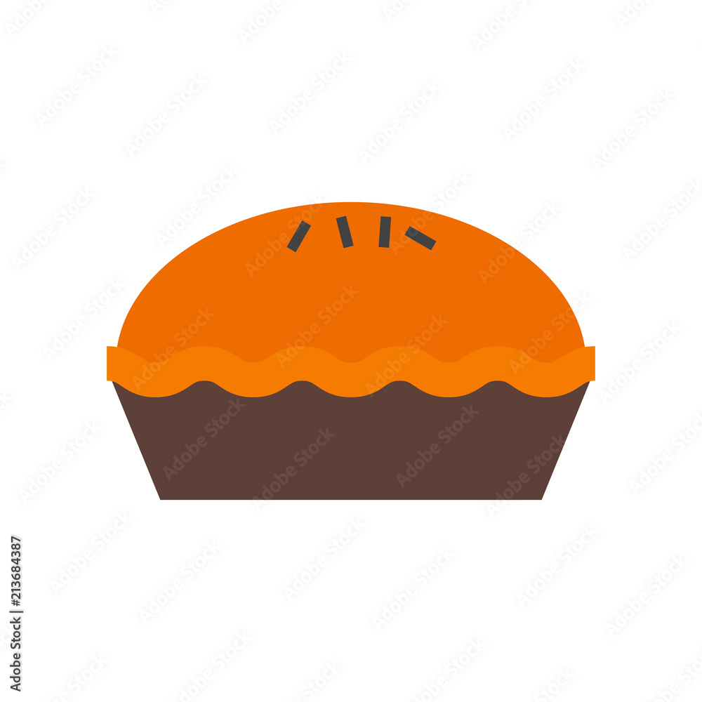 Pie icon vector sign and symbol isolated on white background, Pie logo concept
