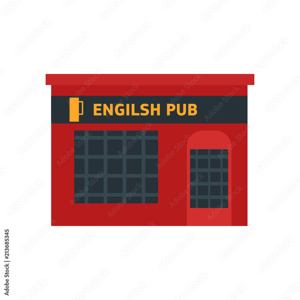 Pub icon vector sign and symbol isolated on white background, Pub logo concept Pub icon vector sign and symbol isolated on white background, Pub logo concept