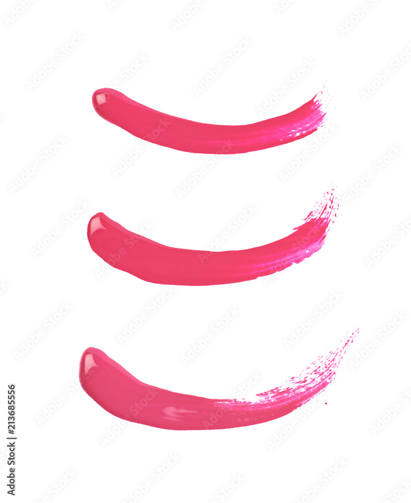 Line stroke of paint isolated Line stroke of paint isolated