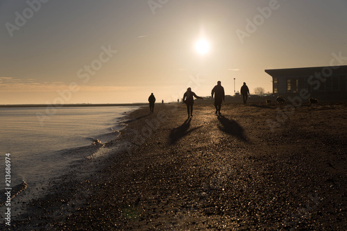 Mornig Walk on the Beach