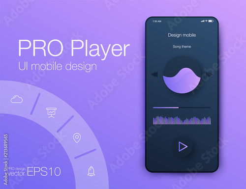 UX audio player templates