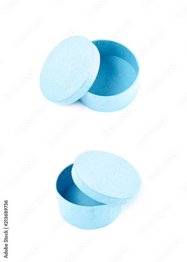 Paper gift box isolated