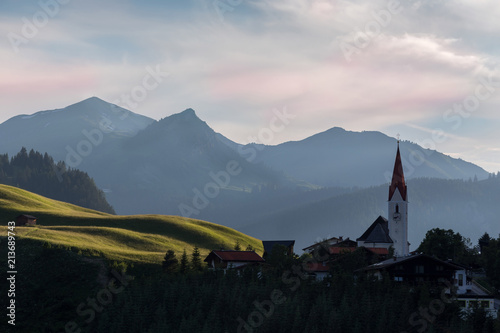 Berwang Village in Tyrol