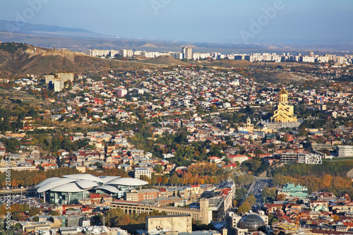 Panoramic view of Tbilisi. Georgia