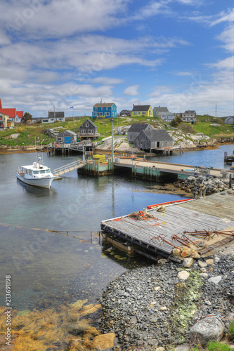 Vertical of Peggy's Cove, Canada © Harold Stiver