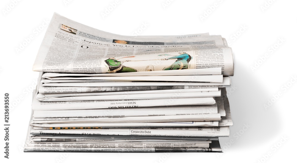 Stack of Newspapers Stack of Newspapers