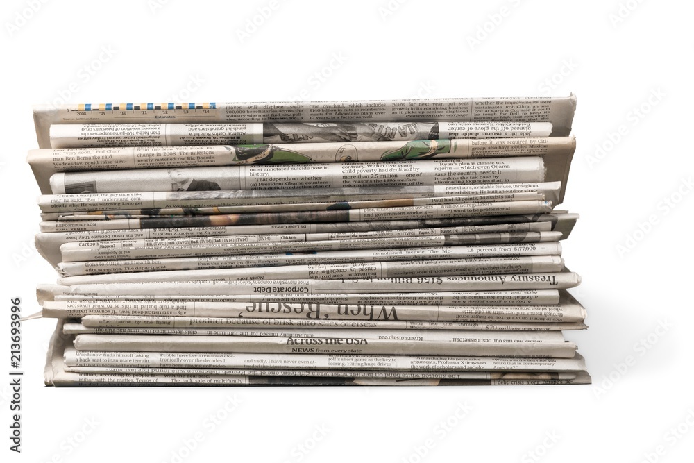 Stack of Newspapers Stack of Newspapers
