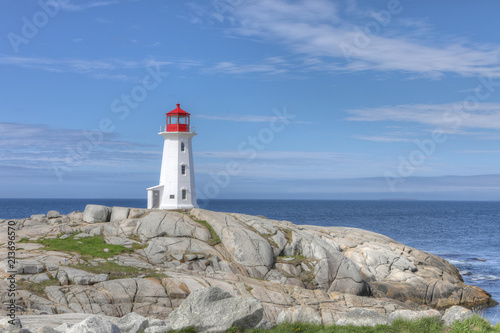 Peggy's Cove Lighthouse in Canada © Harold Stiver