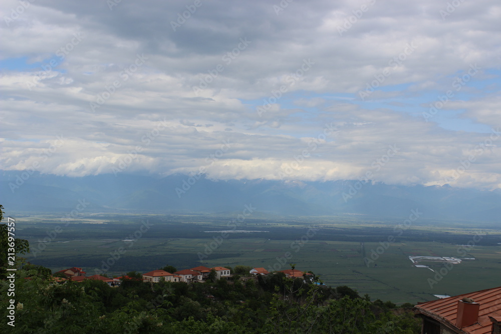 Fototapeta premium View over kakheti, georgia