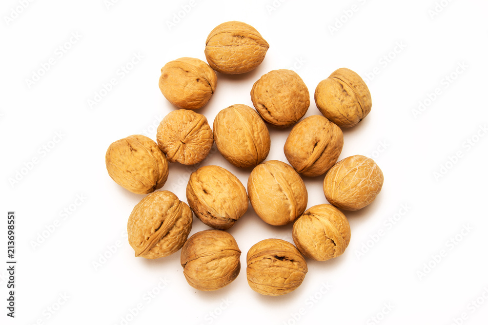 Walnuts isolated on white background Walnuts isolated on white background