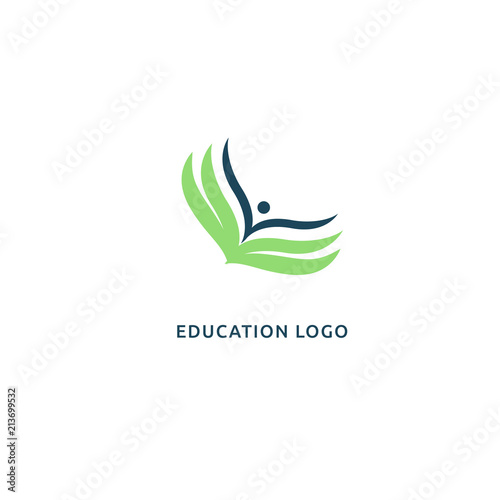 Abstract education logo icon vector design. College, school, university vector logo