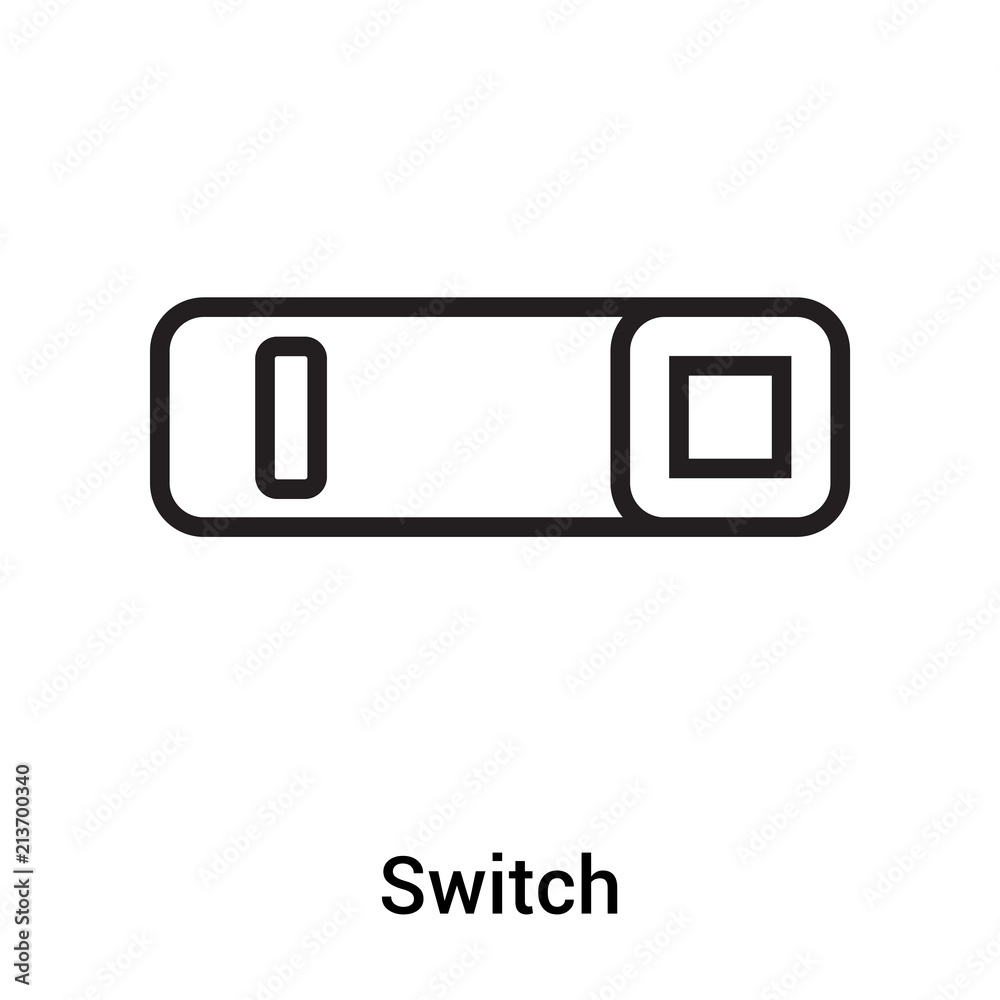 Switch icon vector sign and symbol isolated on white background, Switch logo concept Switch icon vector sign and symbol isolated on white background, Switch logo concept