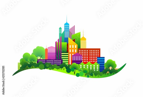 colorful eco town