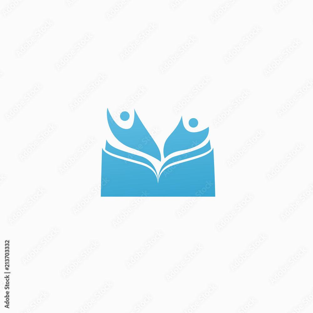 Abstract education logo icon vector design. College, school, university vector logo