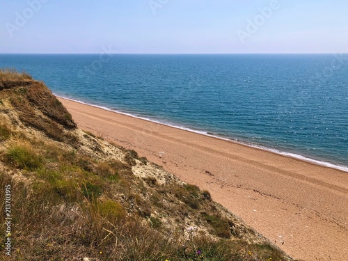 Obraz na plátně Burton Bradstock shoreline