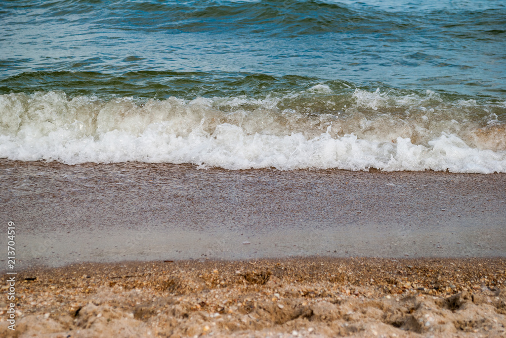 waves on the beach of the sea waves on the beach of the sea