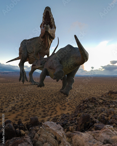 t-rex vs diabloceratops © DM7