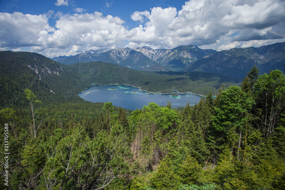 Eibsee von oben