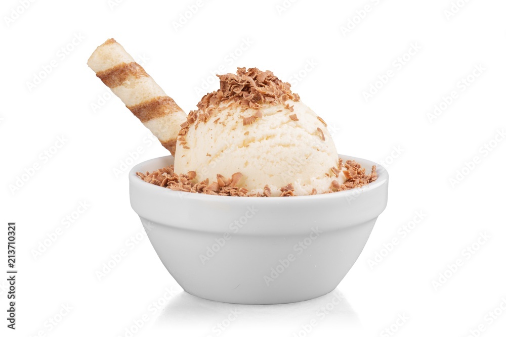 Ice Cream Scoop in a Bowl Ice Cream Scoop in a Bowl