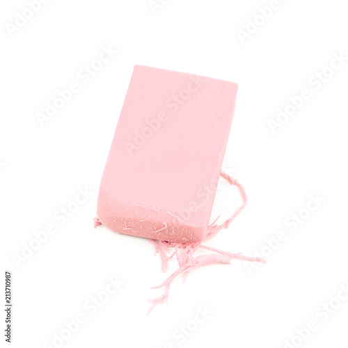 Rubber eraser isolated